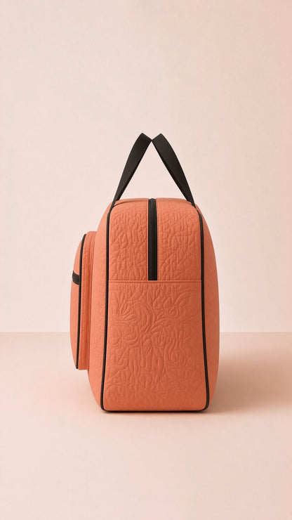 Signature Carry Ease Quilted Bag - Storage & Travelling Bag [Orange]